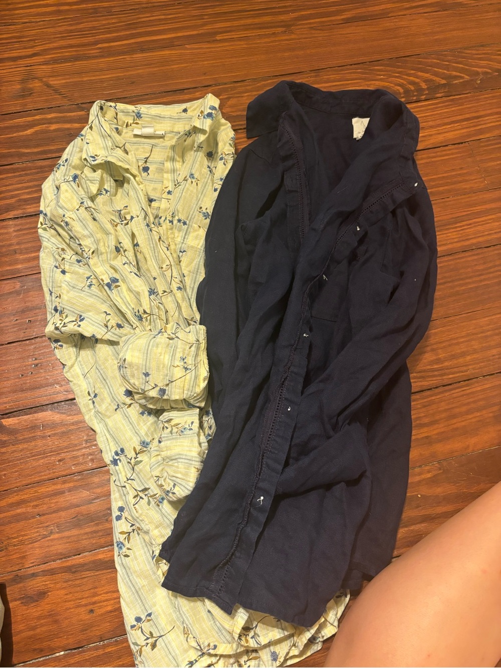 Linen/Cotton button up bundle